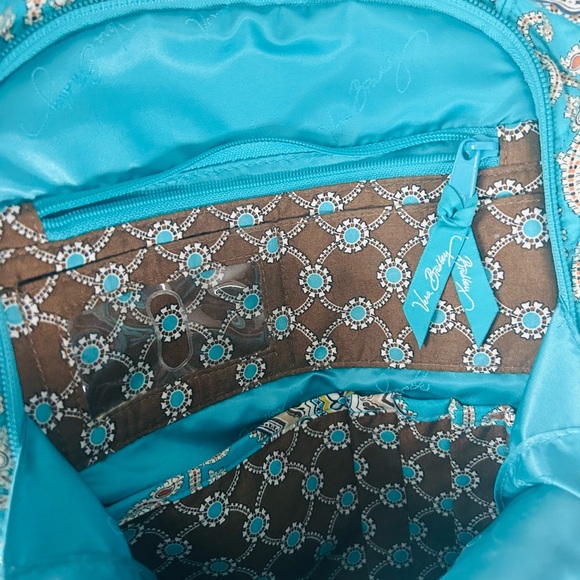 Patterned Teal Backpack - Picture 5 of 5